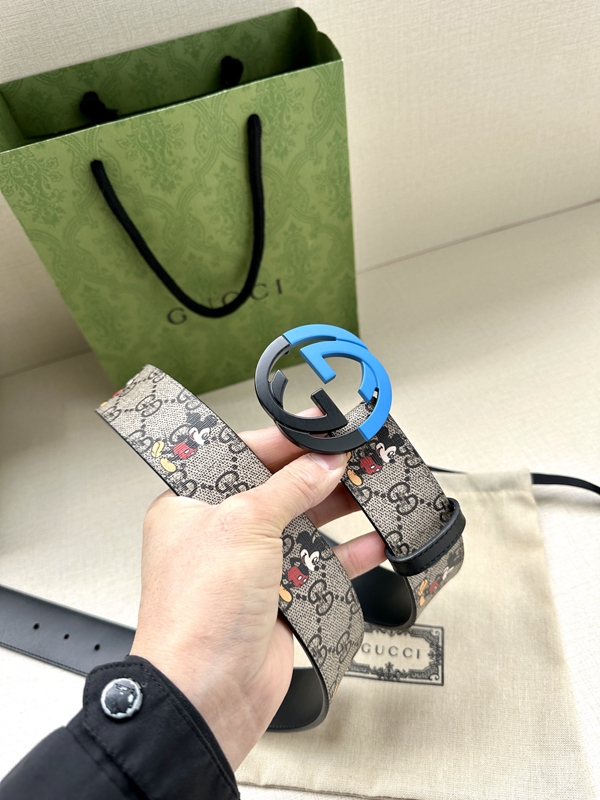 グッチベルト激安角部分ディテール